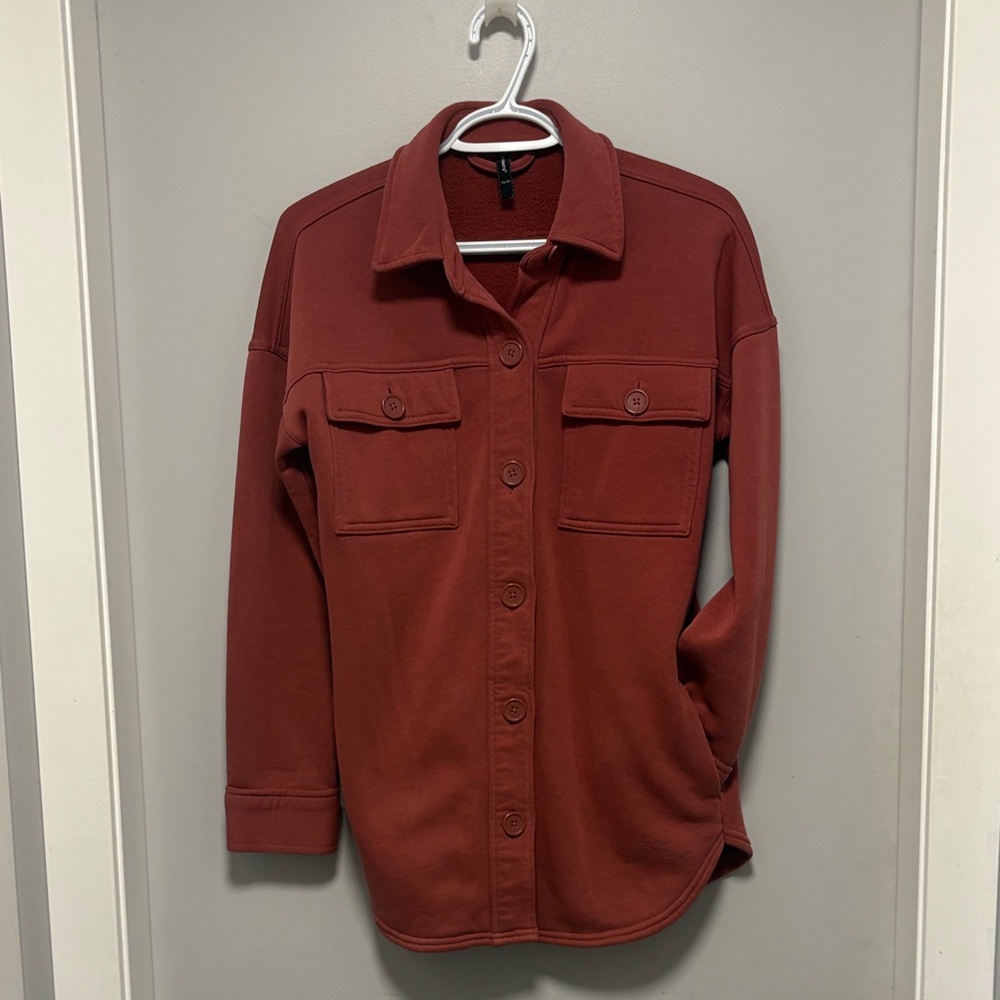Lazy Pants Button-Up Shacket